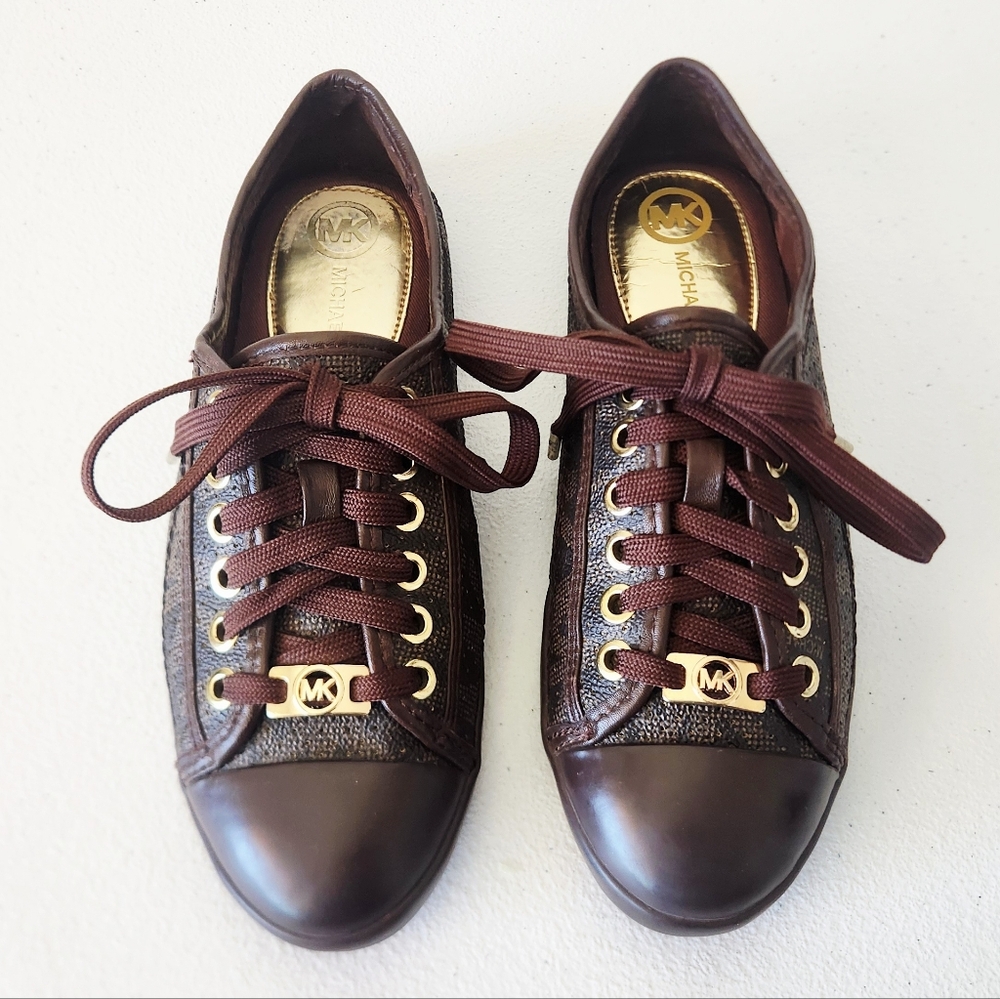 Michael Kors Leather Sneakers